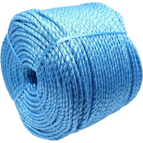 EAI - Blue Poly Twisted Strong Rope - 8mm x 220metres