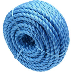 EAI Blue Rope Polypropylene Strong Poly  General Purpose Rope - 12mm x 30metres