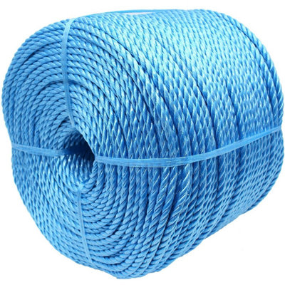 EAI Blue Rope Polypropylene Strong Poly  General Purpose Rope - 6mm x 220metres