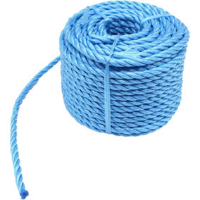 EAI Blue Rope Polypropylene Strong Poly  General Purpose Rope - 8mm x 30metres