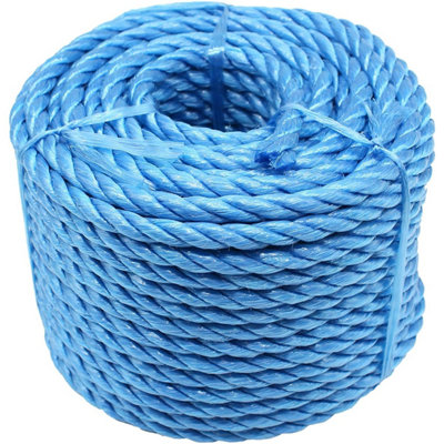 EAI Blue Rope Polypropylene Strong Poly General Purpose Rope - 8mm x ...