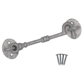 EAI - Cabin Hook Barrel Style Strong Cast Iron - 100mm - Galvanised
