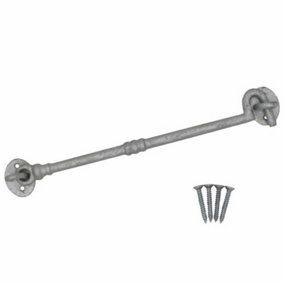 EAI - Cabin Hook Barrel Style Strong Cast Iron -  250mm - Galvanised