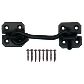 EAI - Cabin Hook - Heavy Wire Pattern - 100mm - Black