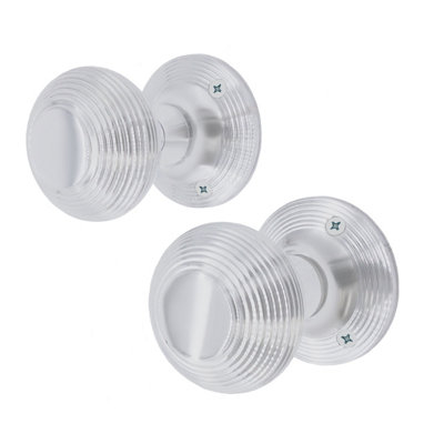 EAI Chrome Door Knobs Reeded Beehive Design Mortice Type 55mm Sprung Price Comparisons | Compare The Build