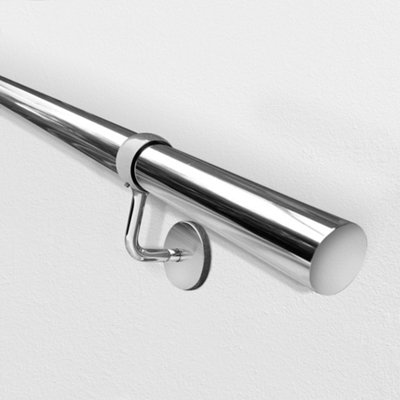 EAI - Complete Stair Handrail Kit - Interior Use - 3600mm - Polished Chrome