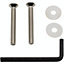 EAI - Contract Bolt Through Pull Handle - 1000x25mm - SUS304 - Satin Stainless