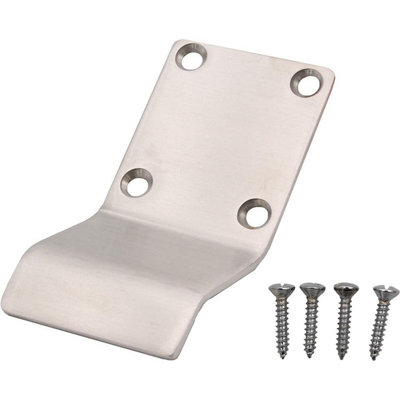 EAI - Cylinder Pull Finger Latch Blank Profile - Satin Stainless Steel - 86mm