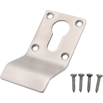 EAI - Cylinder Pull Finger Latch Euro Profile - Satin Stainless Steel - 86mm
