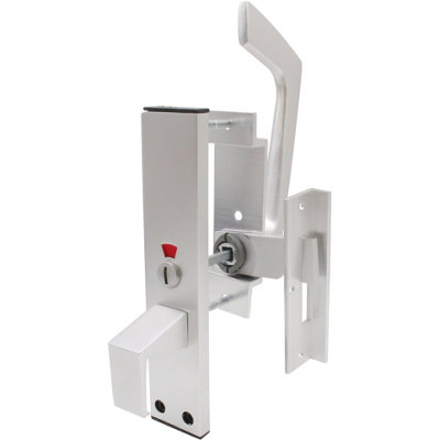 EAI - Disabled Toilet Lock Facility Indicator Bolt Set - Satin Aluminium
