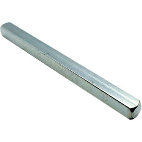 EAI Door Spindle Bar Thin for Bathroom Locks - 5x100mm - Zinc Plated