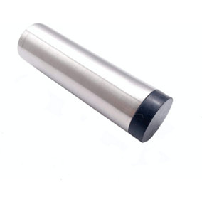 EAI Door Stop Buffer Wall Skirting Projection Doorstop 105mm Satin Stainless Steel Strong Concealed Fixings