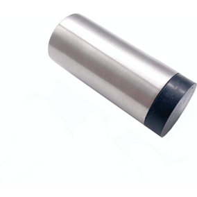 EAI Door Stop Buffer Wall Skirting Projection Doorstop 70mm Satin Stainless Steel Strong Concealed Fixing