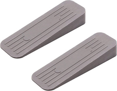 EAI Door Wedge Grey Rubber 120mm - Pack of 2