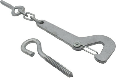 EAI - Field Gate Safety Hook And Eye - 150mm - Hot Dip Galvanised