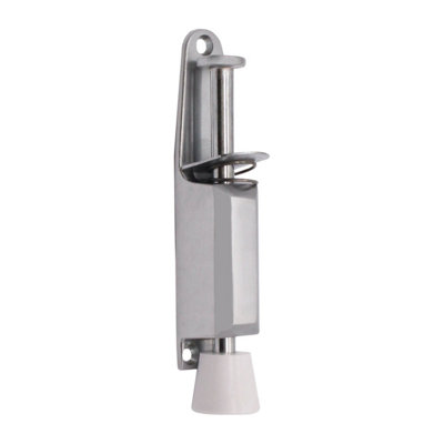 EAI - Foot Operated Door Holder - 120mm - Satin