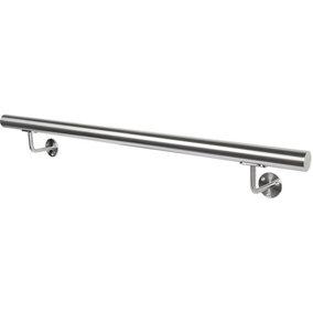 EAI - Handrail Kit Grab Rail Bar for Entrances - 1000mm - Grade 304 Satin Stainless Steel