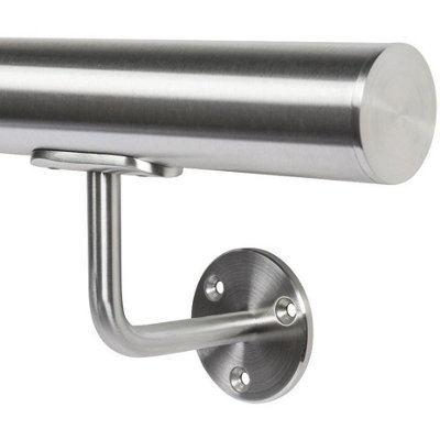 EAI - Handrail Kit Grab Rail Bar for Entrances - 2000mm - Grade 304 Satin Stainless Steel