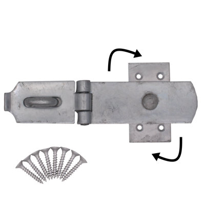 EAI - Hasp & Staple Swivel Pattern Heavy Duty Galvanised 210x55mm