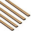 EAI Intumescent Strip - Fire Only - 10x4x1050mm - Brown - Pack of 5 / Single Door Pack