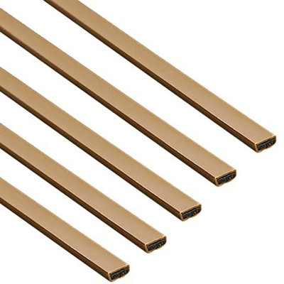 EAI Intumescent Strip Fire Only Door Seal FD30 30 Minutes 10x4x1050mm - Brown - Pack of 5 / Single Door Pack