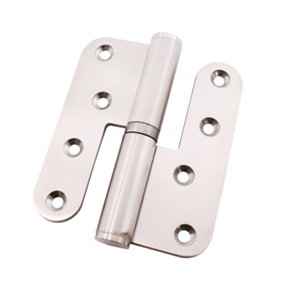 EAI Journal Lift Off Hinges 4" Stainless Steel Right Hung Open Away 102x89x3mm Satin Pair Including Screws