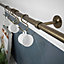 EAI Kitchen Tool Holder Utensil Hanging Rack Storage Rail Kit 8 Hooks & Fixings 1000x19mm Antique Brass
