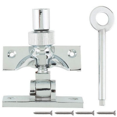 EAI Locking Brighton Sash Fastener - 60mm - Polished Chrome Price Comparisons | Compare The Build