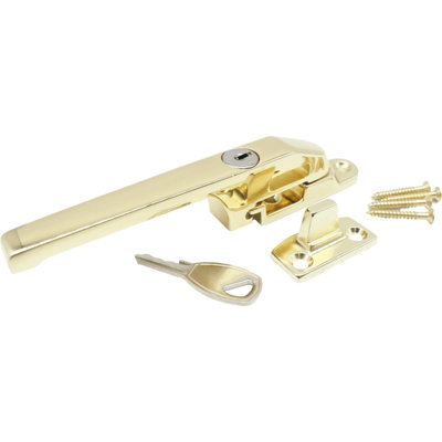 EAI Locking Window Fastener - 142mm - Brass Effect Price Comparisons | Compare The Build