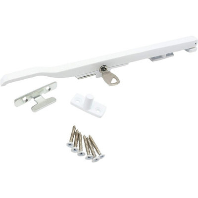 EAI Locking Window Stay - 250mm - White