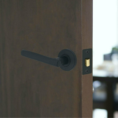 Klabb Set Bagno 4 Pezzi In Acciaio Inox SUS304 - Porta Asciugamani E Porta Carta Igienica Nero Opaco