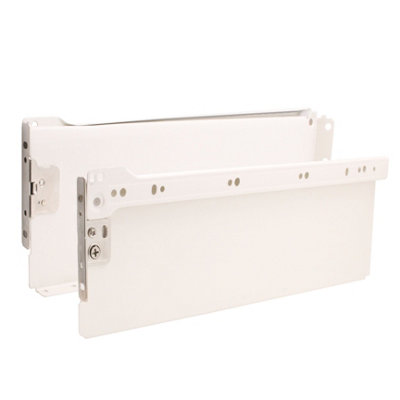 EAI Metal Drawer Box System Pack 30kg H118 x L270mm Ext 75% Cream