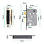 EAI - Mortice Bathroom Lock - 61mm Case Size - 44mm Backset - Antique Brass