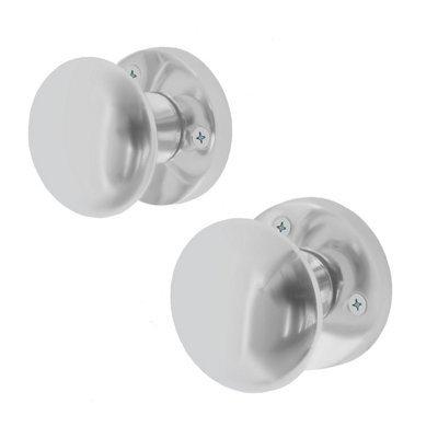 Stunning 55mm Mortice Door Knob Available in Satin & Chrome Finishings 