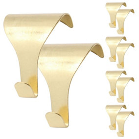 EAI Moulding Dado Rail Picture Hook - Brass Plated - Pack of 10