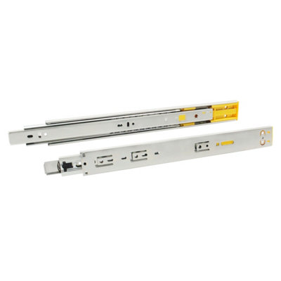 EAI Push Open Drawer  Runner Smooth Ball Bearings Soft Close Push Open Slide 45x550mm 35kg max Price Comparisons | Compare The Build
