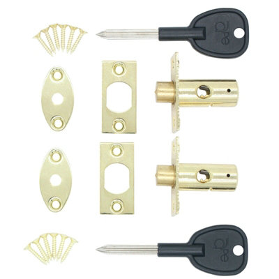 EAI - Rack Bolt - 37mm / 14mm Backset - Pack 2 Bolts + 2 Keys Price Comparisons | Compare The Build
