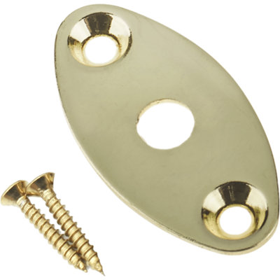 EAI - Rack Bolt Escutcheon - PVD Brass - Pack Of 10