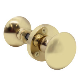 EAI - Rim Knob Set Victorian - Polished Brass