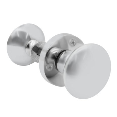 EAI - Rim Knob Set Victorian - Polished Chrome Plated