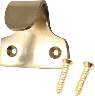 EAI Sash Window Lift Handle 50mm Polished Brass DIY at B&Q