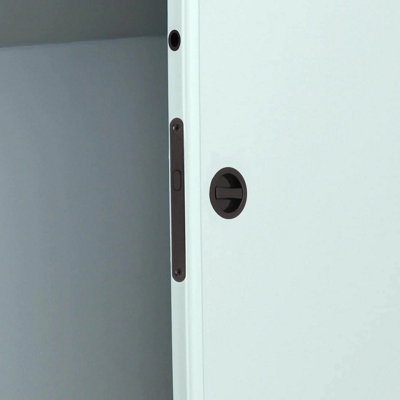 EAI - Sliding Door Bathroom Mortice Lock - Dark Bronze