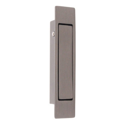 EAI Sliding Pocket Door Edge Pull - 90mm x 18mm x 14mm Deep - Matt Bronze