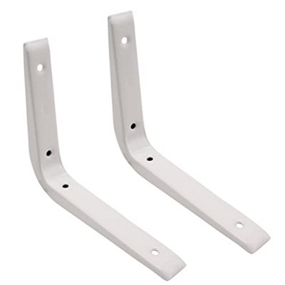 EAI - Strong Shelf Bracket - 150 x 125mm - White - Pair - 2 Brackets ...