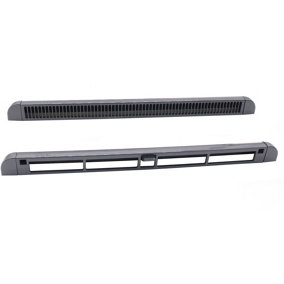EAI Trickle Vent Set Inside & Out - 400mm - 3180mm²EA - Anthracite Grey