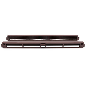 EAI Trickle Window Slot Vent Easy Fitting Inside & Out - 300mm - 2328mm²EA - Brown
