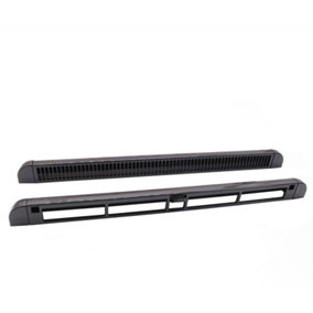 EAI Trickle Window Slot Vent Easy Fitting Inside & Out - 400mm - 3180mm²EA - Black
