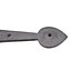 EAI - Tudor Plain Cast Iron Hinge - 260mm / 10 Inch - Black
