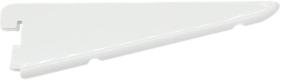 EAI - White Twin Slot 4 Shelf Kit - 8 x Brackets & 2 x Uprights For 300mm Shelves