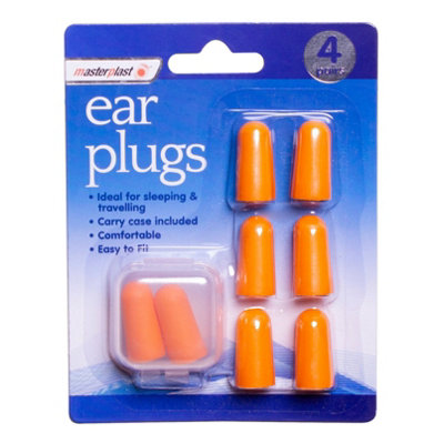 Ear Plugs / Hearing Protection Plugs 4pk